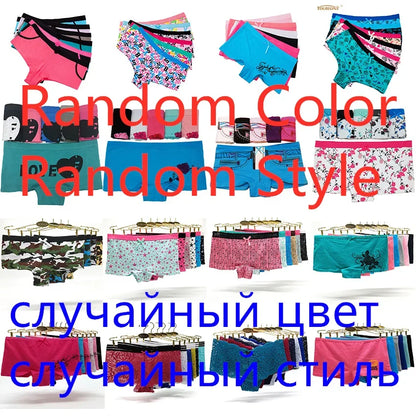 Women’s Cotton Boyshort Underwear - Floral Boxer Style Panties 6 Pack for Ladies & Girls