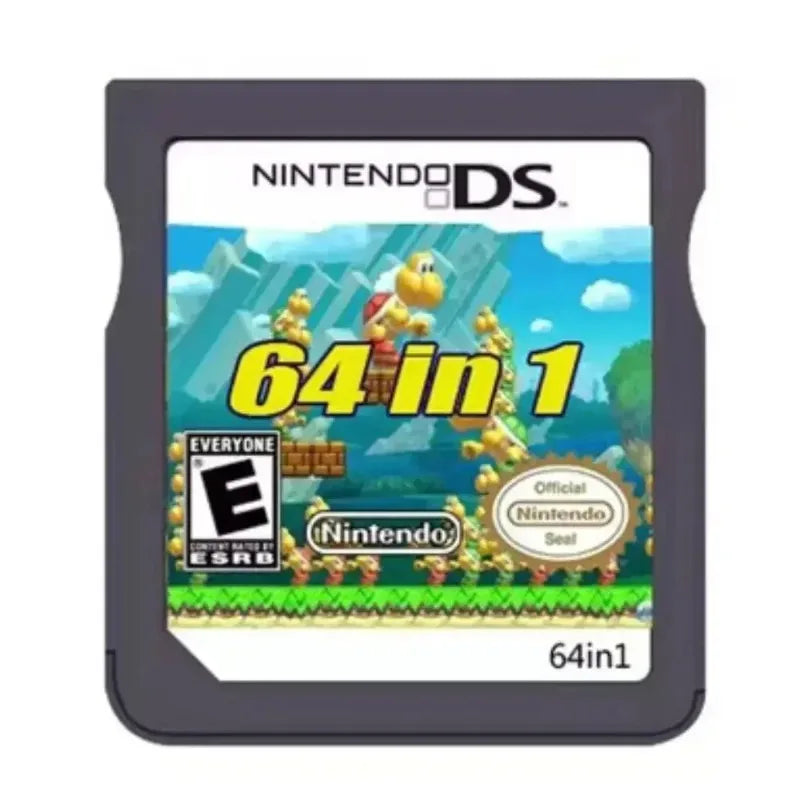 NDS/3DS Multi-ROM Game Card — 4300/510/500/208-in-1 Combined NDS Cartridge/Cassette