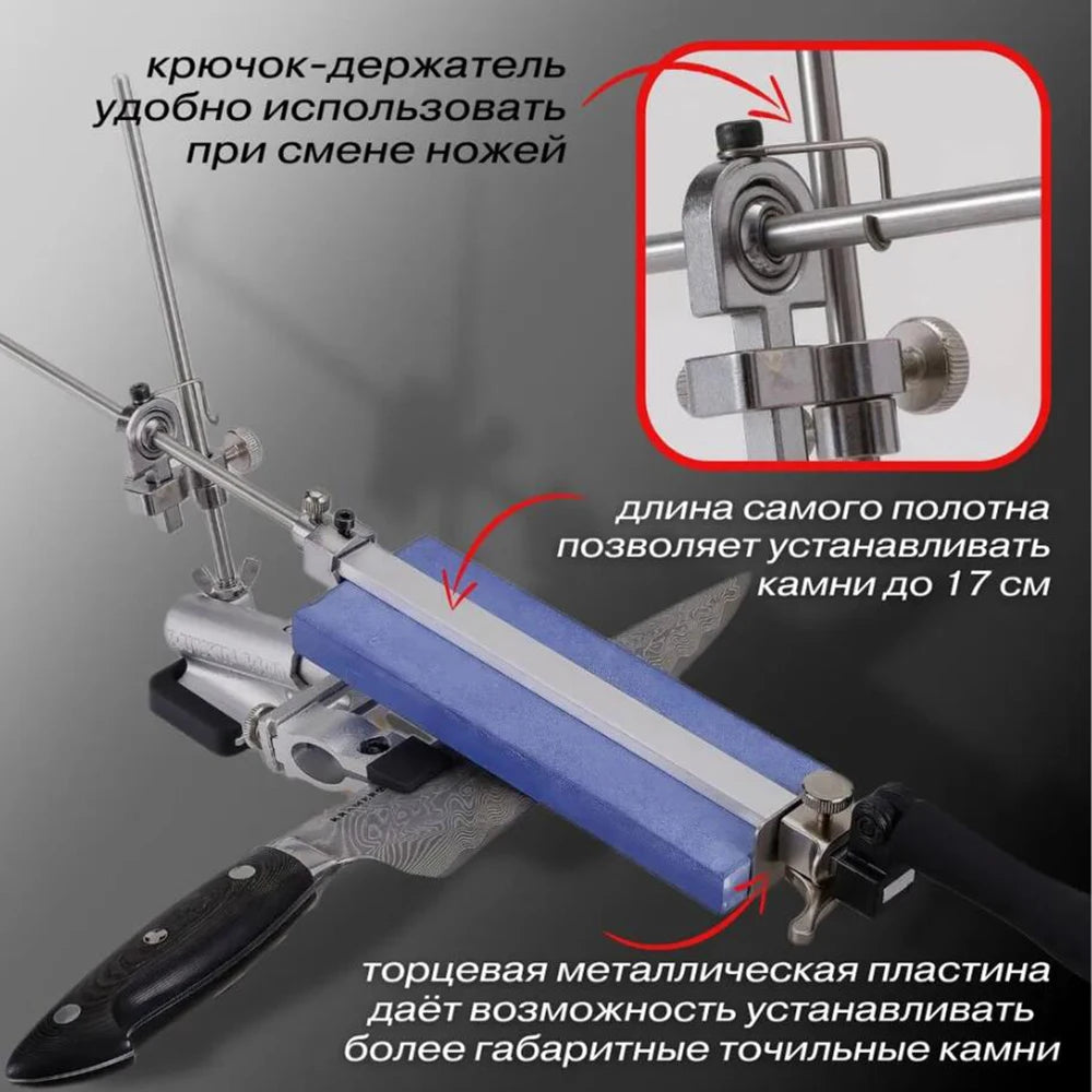 RUIXIN PRO RX-009 Knife Sharpener - Fixed Angle Diamond Whetstone Sharpening & Polishing System