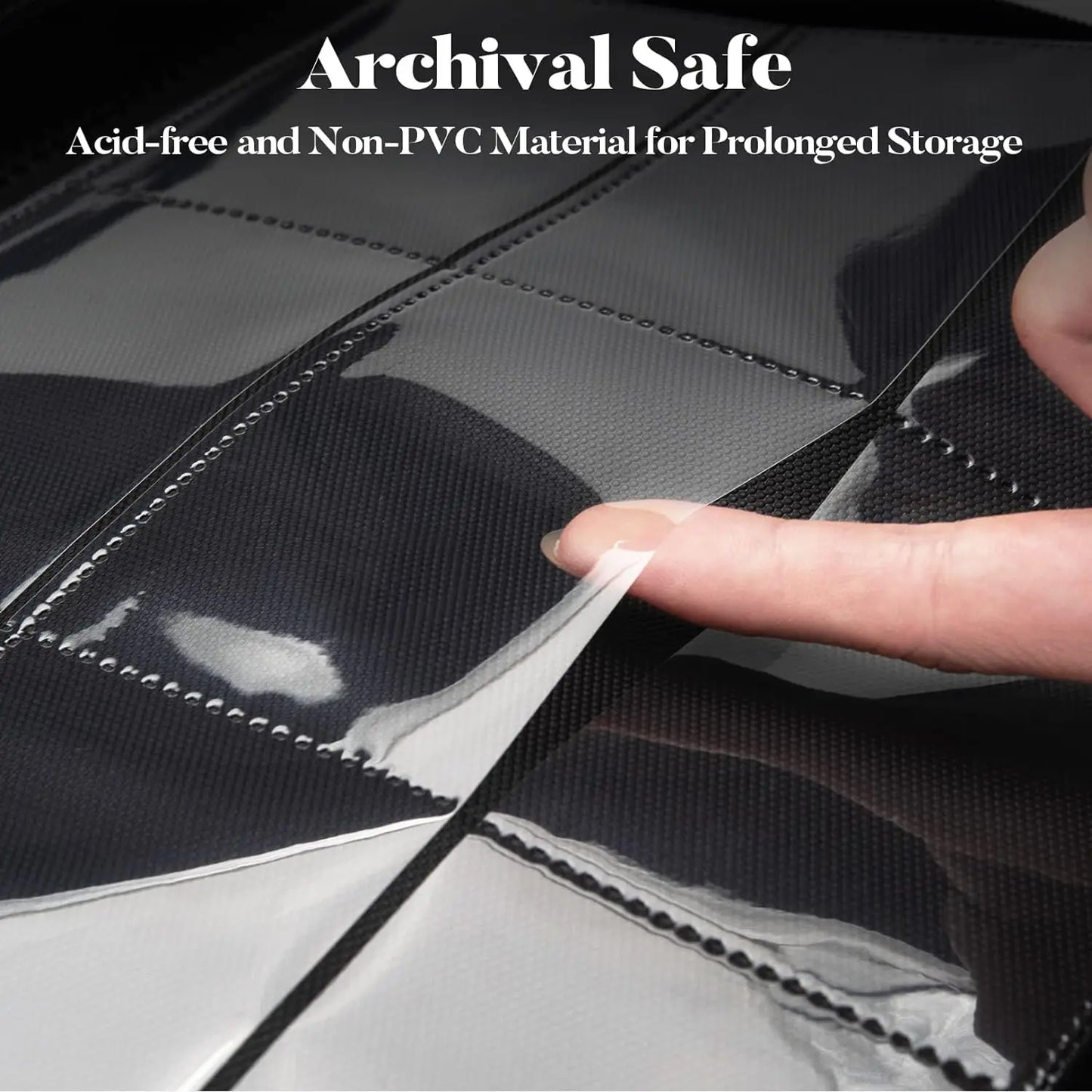 9-Pocket Zipper Card Binder - 360 Trading Card Holder Book, Premium PU Cover, Durable Side Loading Card Binder