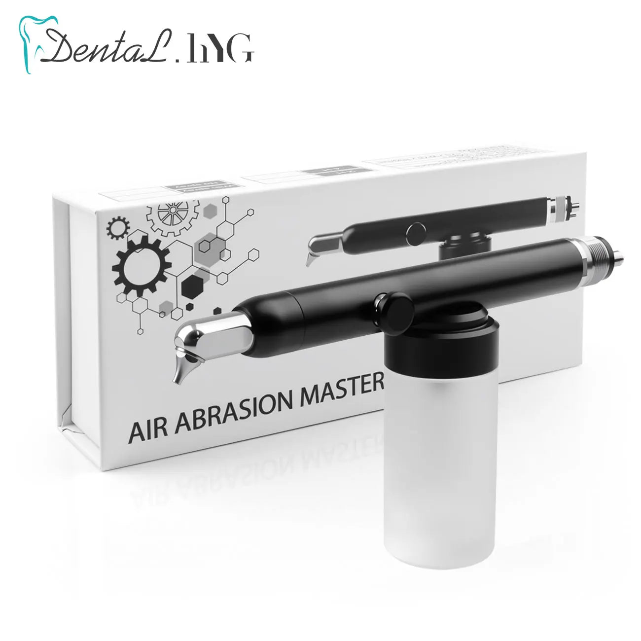 Dental Air Polisher Micro Blaster Aluminum Oxide Sandblasting Gun Machine Dentistry Tool with Water or Dry Mode Polishing System