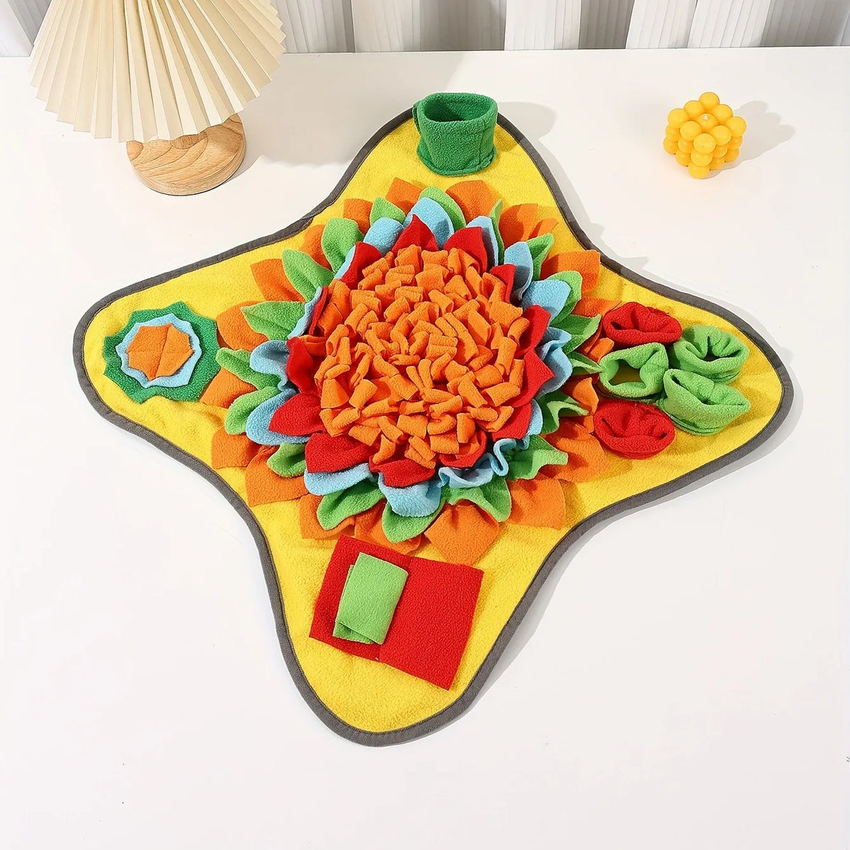 Dog Snuffle Mat – Interactive Feeding Puzzle for Natural Foraging, Mental Stimulation, and Boredom Relief