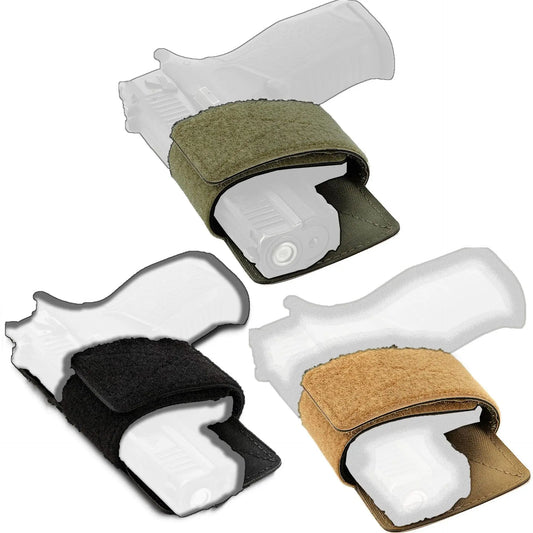 Universal Concealed Carry Pistol Holster - Quick Draw Handgun Holder for Fanny Packs, Backpacks & Vests