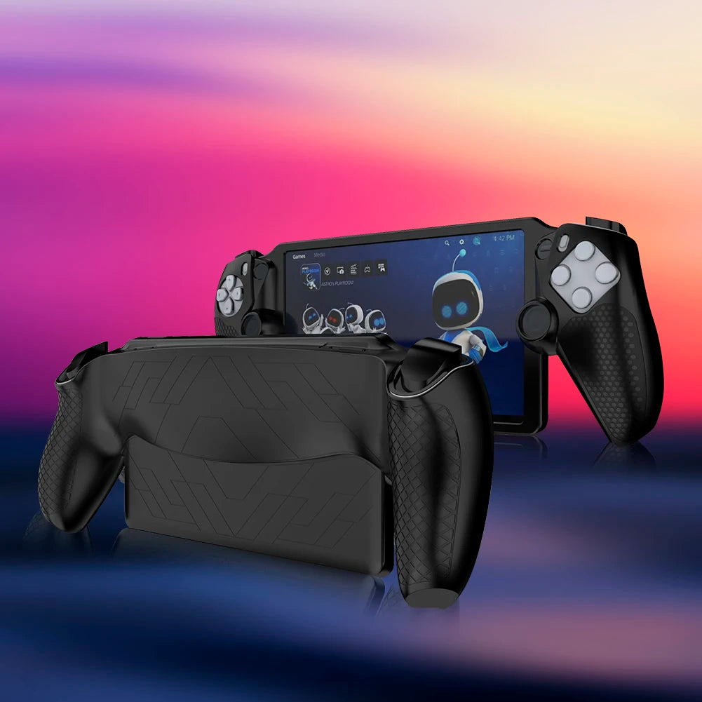 Customized Protective Case for PS5 Portal – 360° Full Coverage, Non-Slip Skin Housing & Accessories