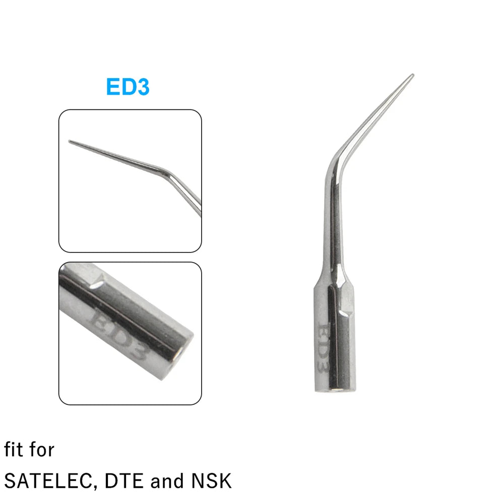 AZDENT Dental Ultrasonic Scaler Tips – Scaling, Periodontics, Endo, Perio Tips for EMS, Woodpecker, DTE, NSK, SATELEC Scalers