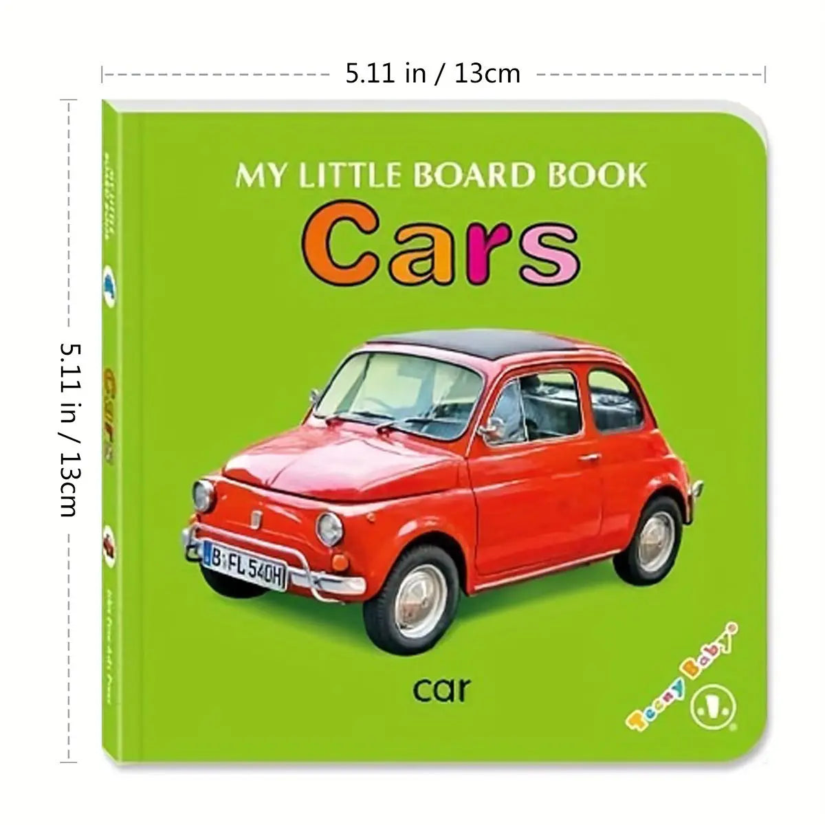 Colorful Patterned Card Book - Interactive Sensory Learning & Early Reading Education Gift