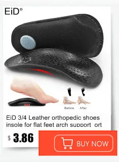 EiD Magnetic Therapy Foot Insoles – Soft Acupressure Sports Cushion for Men & Women