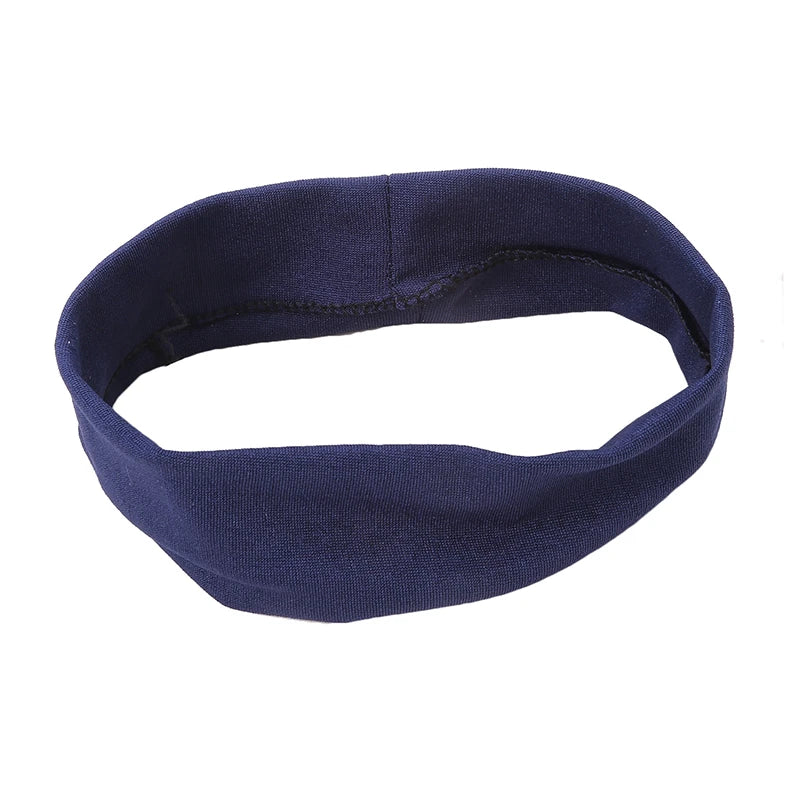 7pcs Summer Sports Yoga Headbands for Women – Adjustable Elastic Sweat-Absorbent Hair Bands, Solid Headbands for Men & Women Running