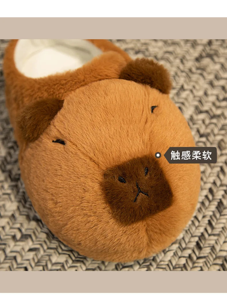 Winter Capybara Cosplay Costume - Adult Kigurumi Unicorn Onesie, Anime Nightgown, Halloween Cartoon Pajamas & Sleepwear
