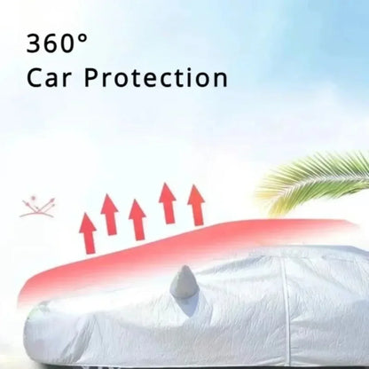 Universal Car Covers – Outdoor Sunscreen with UV Protection, Dustproof, and Scratch-Resistant for Heat Protection