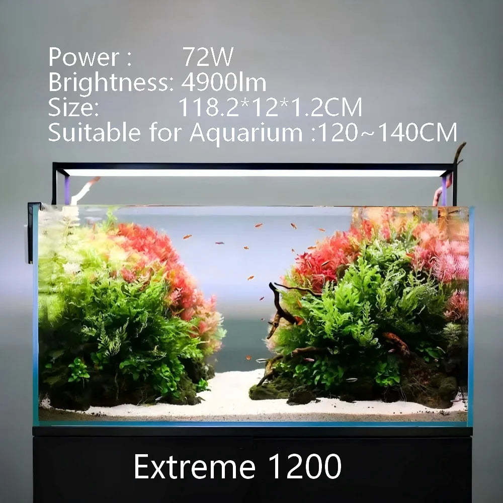 MICMOL Extreme II LED Aquarium Light - App Controlled Adjustable Plant Growth Lamp for Fish Tanks