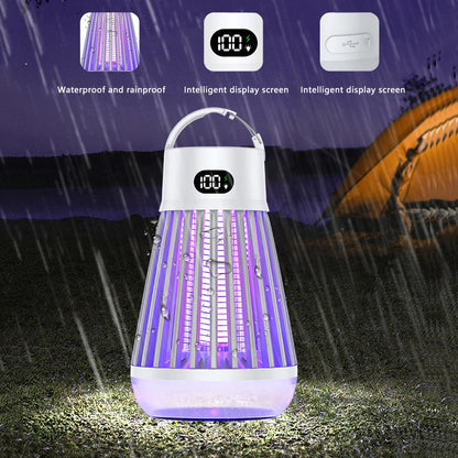2-in-1 USB Camping Mosquito Lamp - Portable Rechargeable Bug Zapper & Outdoor Light