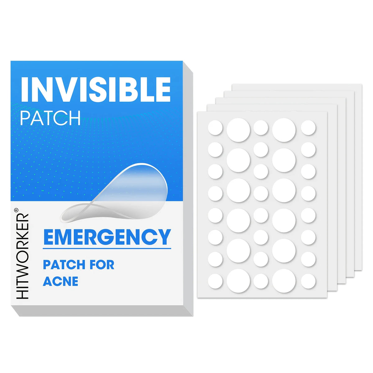 Invisible Acne Pimple Patches - 180/360PCS Hydrocolloid Blemish Stickers for Oil Control, Pore Cleansing & Skin Care