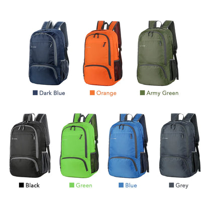 Lightweight Foldable Backpack - Waterproof Packable Daypack for Men & Women, Travel, Hiking, Outdoor Cycling & Camping Bag