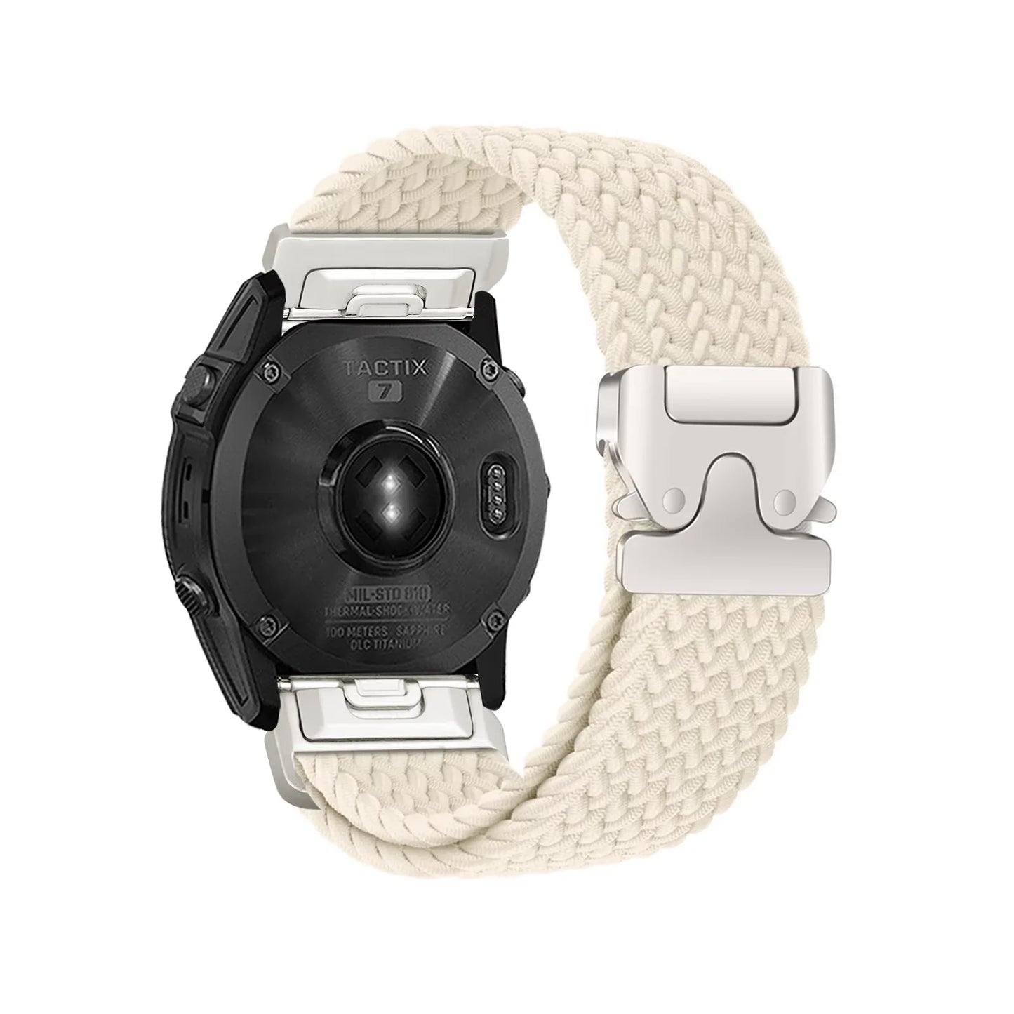 Nylon Quick Fit Watch Strap - 20mm 22mm 26mm Replacement Band for Garmin Fenix, Tactix & Instinct Series