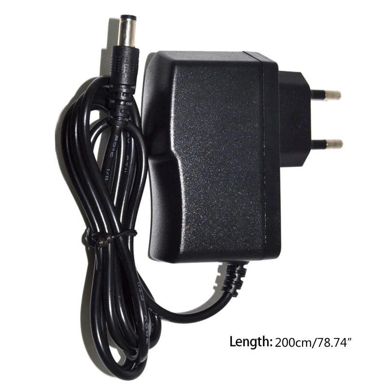 NES/SNES Universal Game Console Power Adapter — Anti-Lightning, Anti-Surge EU Plug Battery Supply Cord