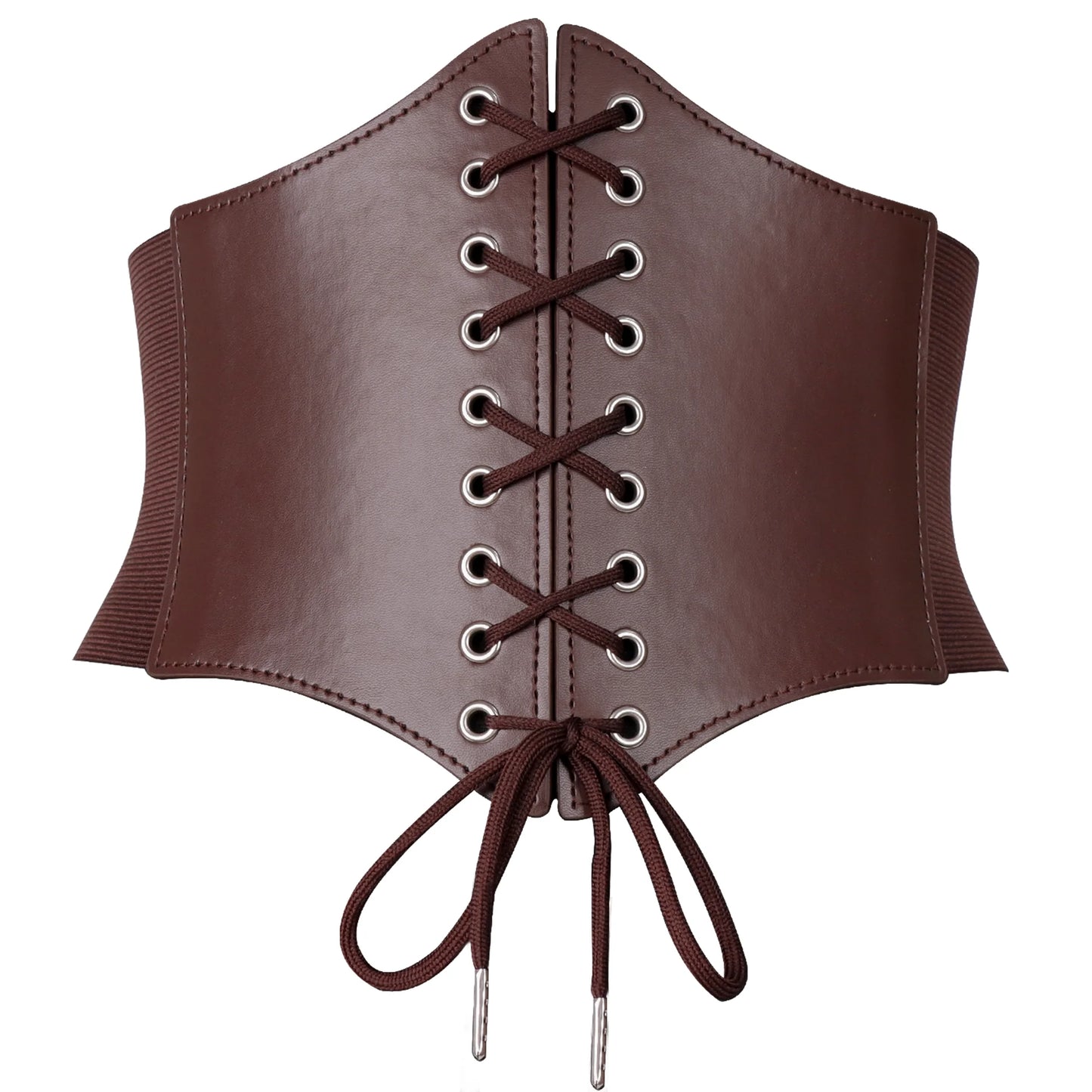 Medieval Wide Leather Armor Belt - Steampunk Waist Costume Accessory for Men & Women, Viking Knight Antique Waistband for LARP & Cosplay