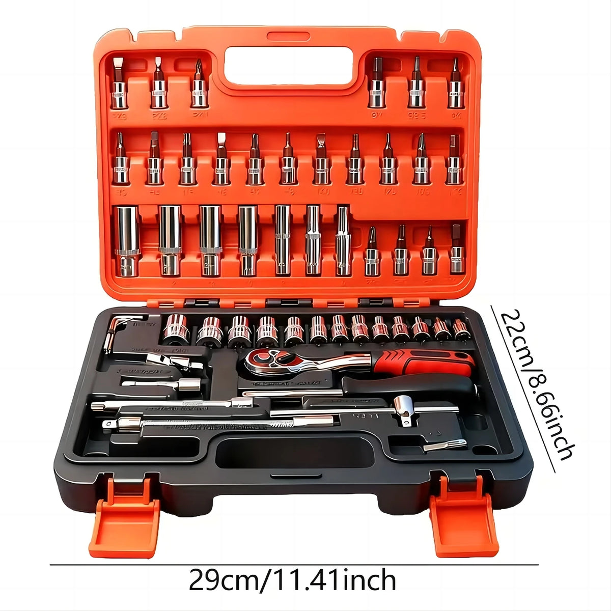 899-Piece Professional Tool Kit - Portable Multi-Function Toolbox for Home, Car Repairs & DIY Projects
