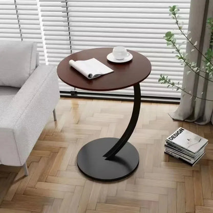 Modern Small Side Table - Compact Bedside Nightstand & Coffee Table for Bedroom, Living Room, Sofa & Balcony