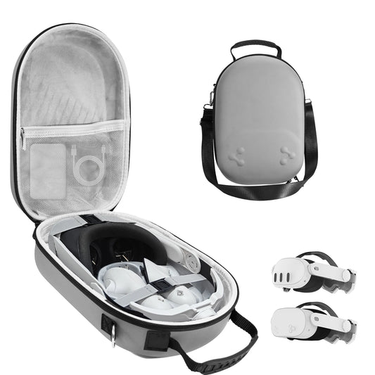 Hard Carrying Case for Meta Quest 3/3S – Drop-Resistant Travel Storage Bag for VR Headset & Accessories