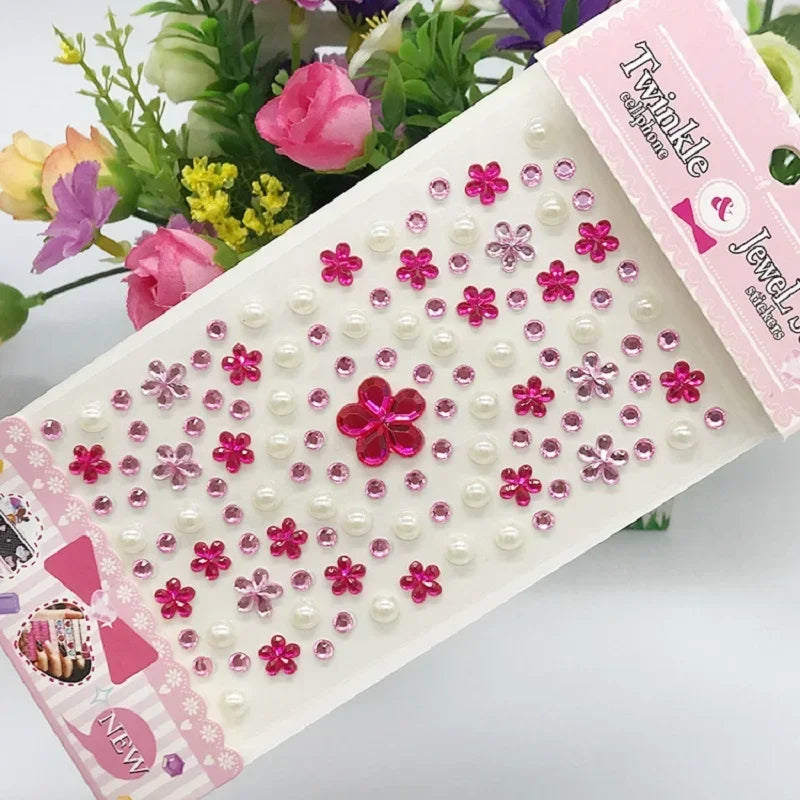 Glitter Face Rhinestone Stickers - Kids Eye & Face Diamond Jewels for Festival Makeup, Parties & Creative Looks