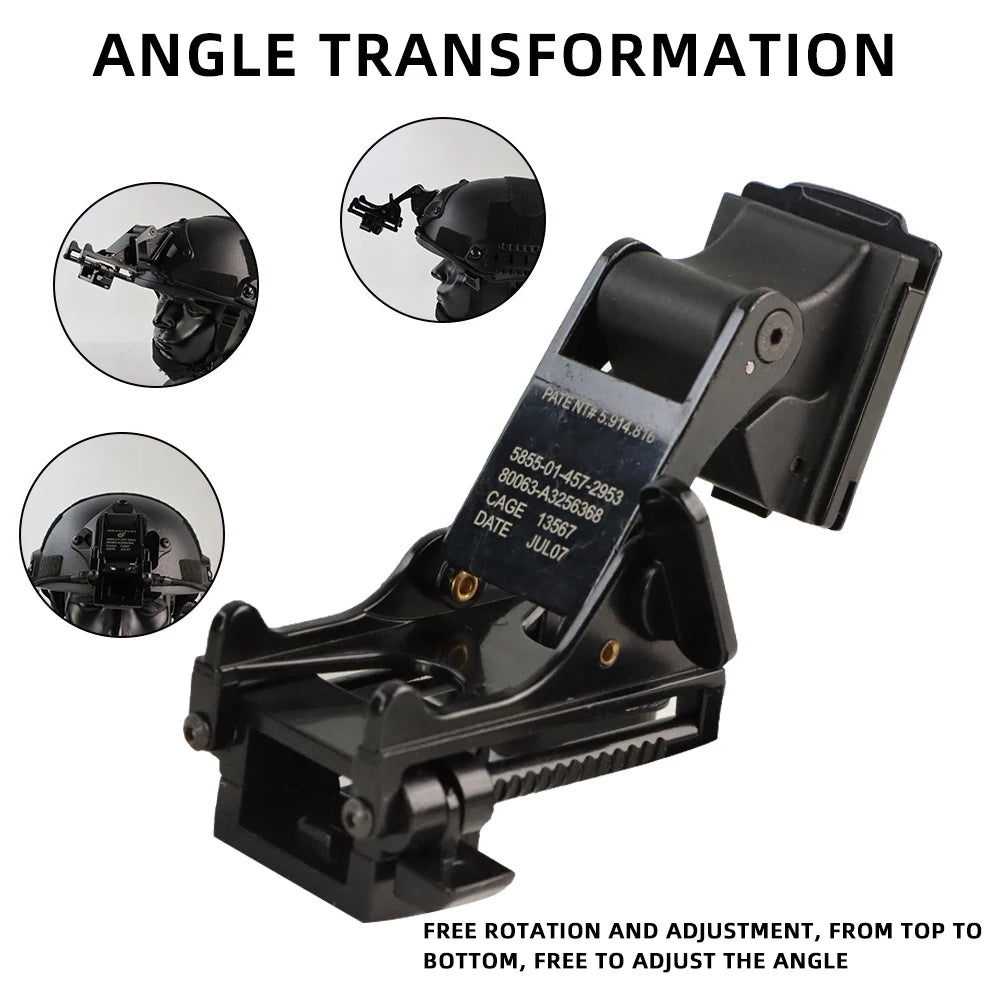 BOOIU Tactical Helmet Night Vision Mount – NVG PVS-14/PVS-7 Fast MICH Helmet Bracket Accessories
