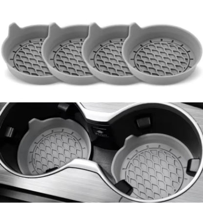Non-Slip Silicone Car Cup Coaster Mat – Auto Drink Holder Pad for Interior Protection & Decoration Accessories
