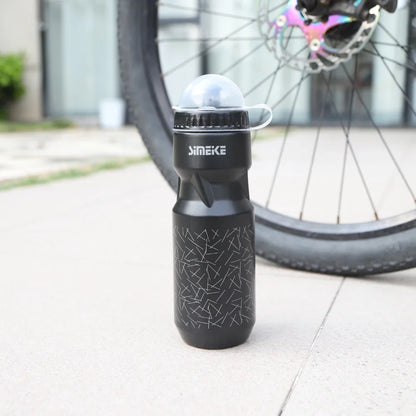Universal Bicycle Bottle Cage with 750mL Water Bottle – Lightweight Bike Water Bottle Holder & Bracket for Mountain & Road Bikes