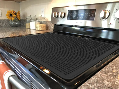Large Silicone Stove Mat | Multifunctional Induction Stove Top Cover & Kitchen Drain Protector