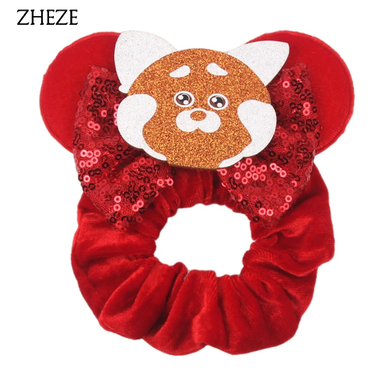 Velvet Mouse Scrunchies - Cute Elastic Ponytail Holders & Hair Accessories for Girls