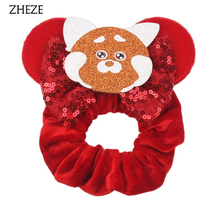 Velvet Mouse Scrunchies - Cute Elastic Ponytail Holders & Hair Accessories for Girls
