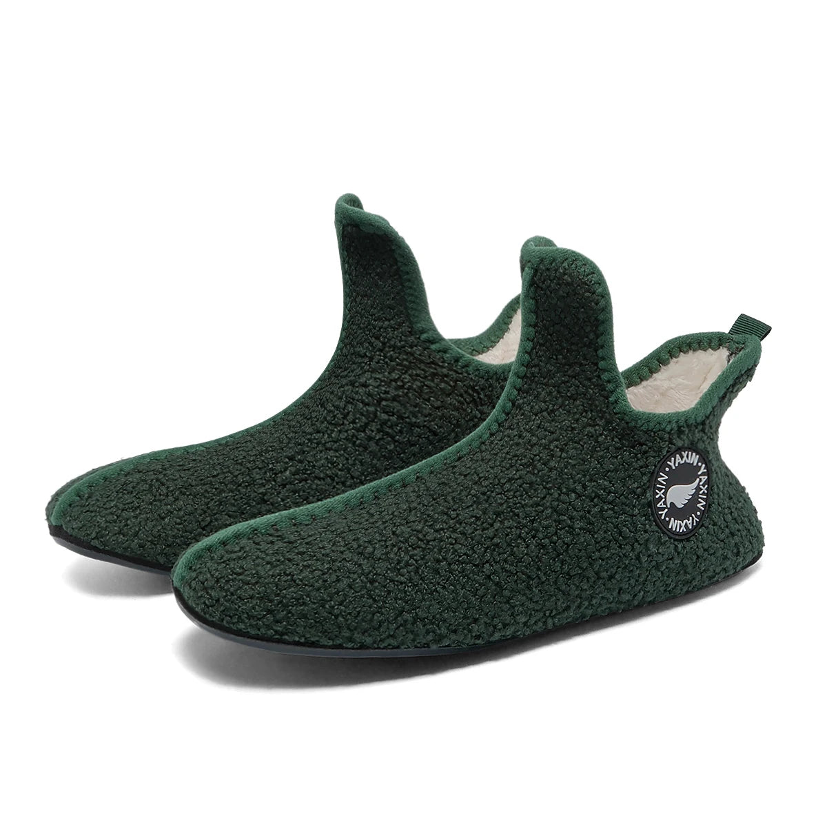 Classic Couples Slippers – Non-Slip Warm Indoor & Outdoor Cotton Shoes for Men & Women, Soft & Comfortable Flat Slippers
