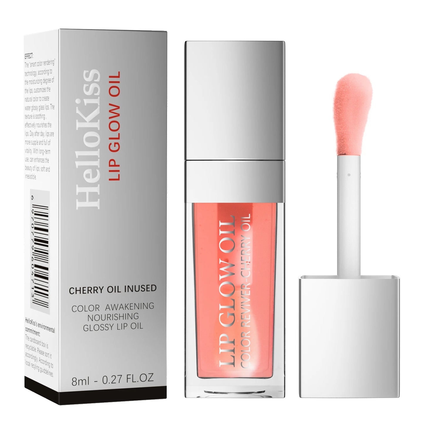 Crystal Jelly Lip Oil – Moisturizing & Plumping Tinted Lip Gloss for Sexy, Glossy Lips