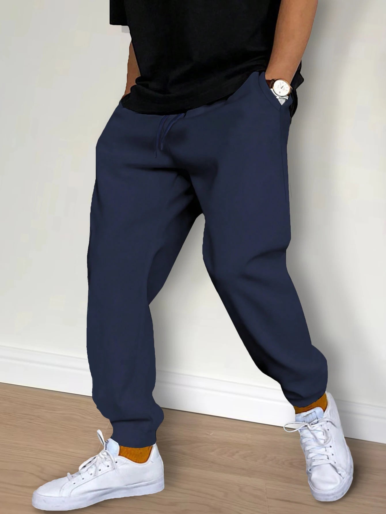 New Men's Casual Sports Pants - Gym Jogger Sweatpants for Running & Workout, Fashionable Long Trousers