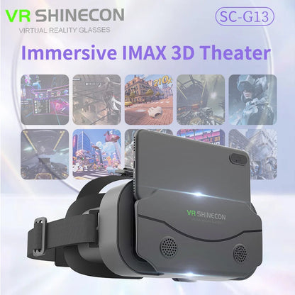VR Glasses Virtual Reality Headset – 3D Lenses Smart Goggles for Smartphones, Mobile Game Accessory