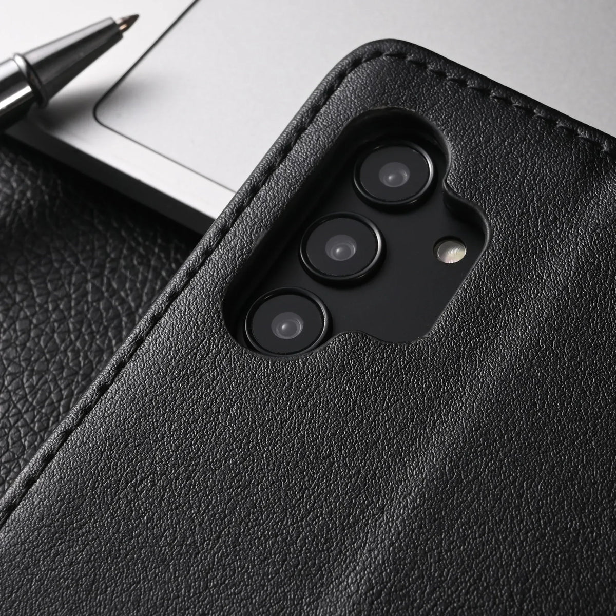 Leather Flip Wallet Case - Protective Cover for Xiaomi Redmi Note 7–13 & Redmi 9A/9C/10/10A/10C Models