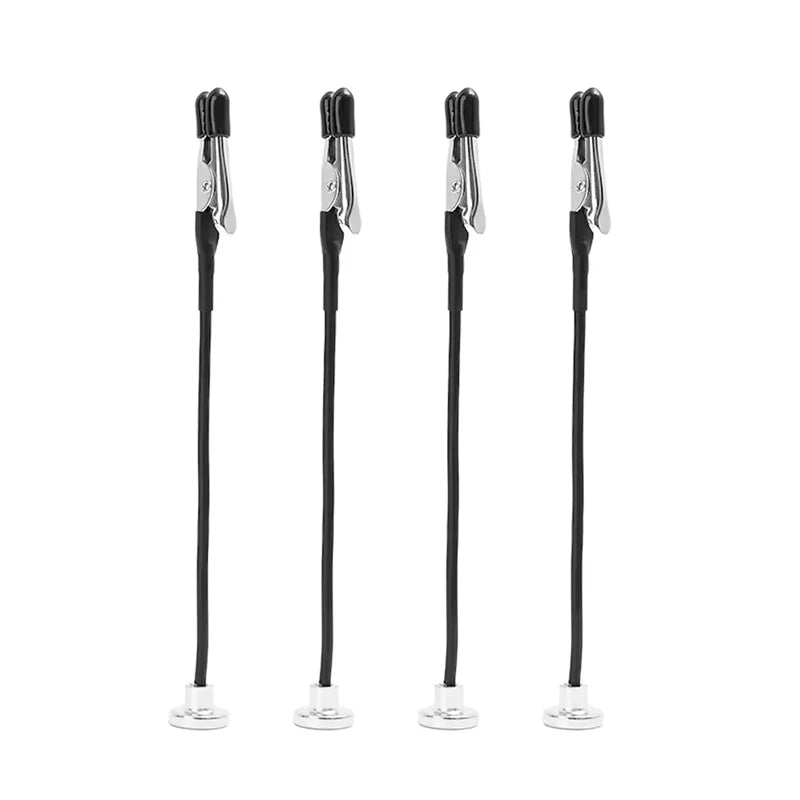 Soldering Third Hand Tool - Magnetic Base Flexible Arm PCB Holder with Alligator Clips for Electronics Repair Welding
