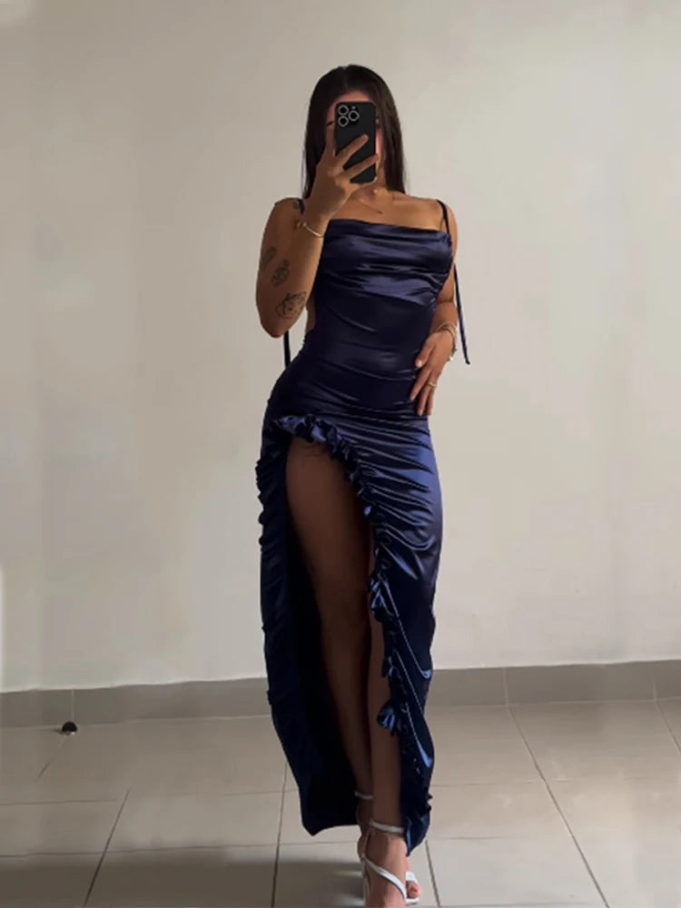 2024 Europe & US Y2K Sexy Halter Dress - Summer Cross-Border Senior Style Spice Girl Dress