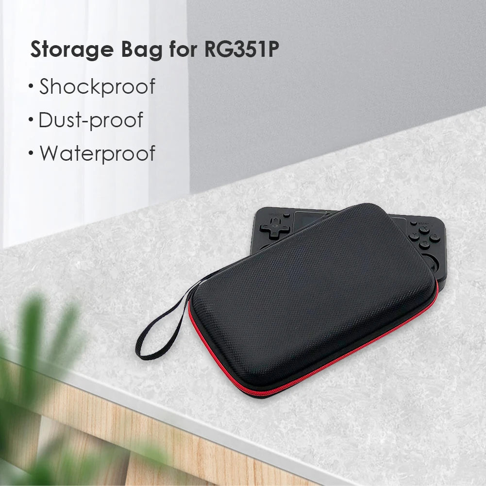 Shockproof Protective Case: Portable Organizer Bag for Handheld Game Consoles - Compatible with ANBERNIC RG405V, RG35XX, and More!