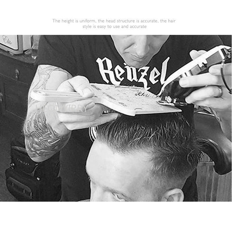 Flat Top Guide Comb for Men | Haircut Clipper Comb | Barber Shop Hairstyle Tool | Salon Hair Cutting Accessory