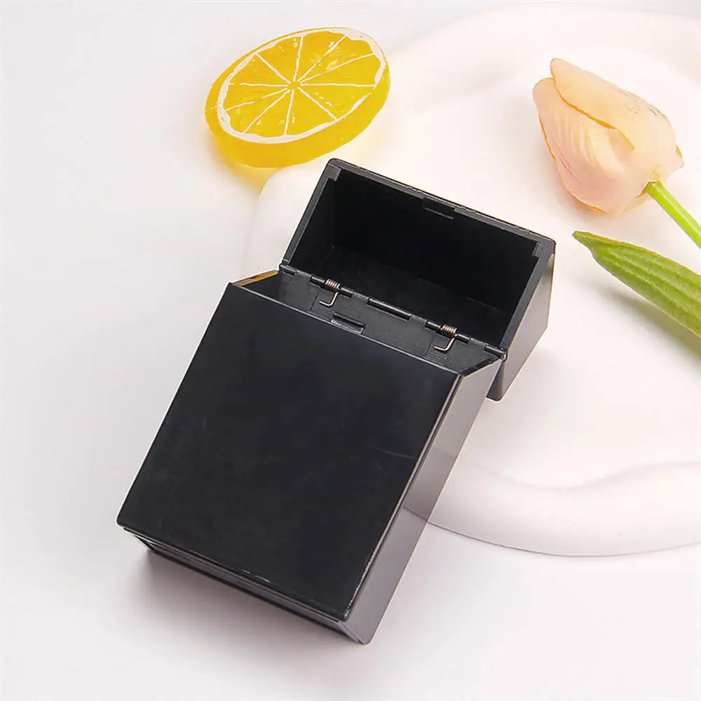 Kpop Photocard Storage Box – Transparent Acrylic Photo Card Organizer with Compartments Flip Case Protector