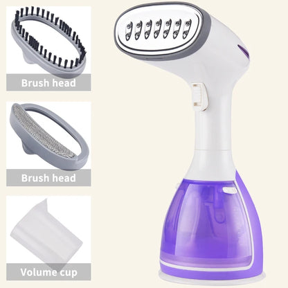 saengQ Handheld Garment Steamer – 1500W Electric Fabric Steamer, 280ml Portable Fast-Heat Vertical Steam Iron for Clothes