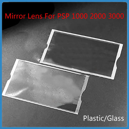 Mirror Lens for PSP 1000/2000/3000 – Transparent LCD Screen Lens Cover Protector with Replacement Frame