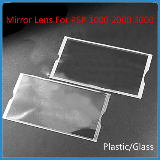 Mirror Lens for PSP 1000/2000/3000 – Transparent LCD Screen Lens Cover Protector with Replacement Frame