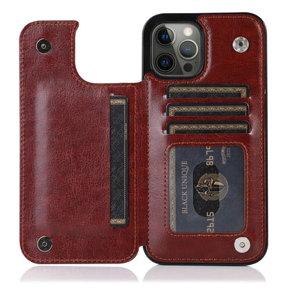 Luxury PU Leather Wallet Case - Kickstand Card Holder Cover with Slots for iPhone 15 14 13 12 11 Pro Max SE X XR XS Max 8 7 6 Plus