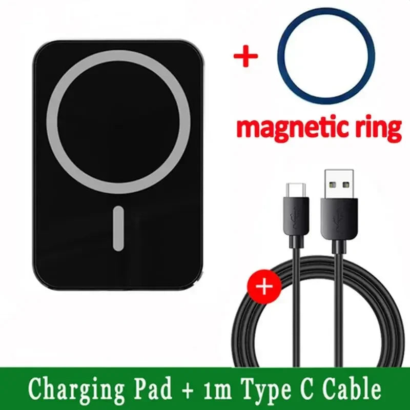 Magnetic Wireless Car Charger for MagSafe - iPhone 12/13/14/15 Pro Max, Mini, Air Vent Phone Holder Stand, Fast Charging