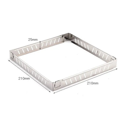 Foldable Stainless Steel Gas Stove Windshield - Portable Outdoor Burner Wind Screen for Camping & Hiking