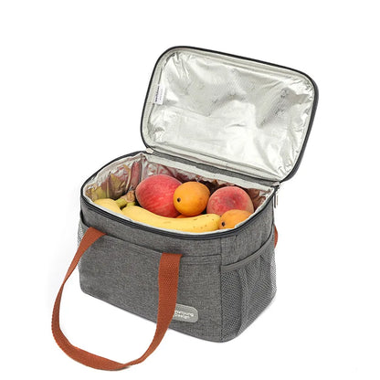 Large Capacity Thermal Insulation Lunch Bag – Oxford Cloth Food Storage Picnic Tote, Portable Cooler Box Bag