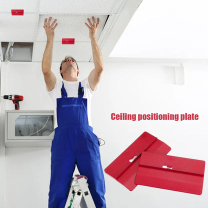 Drywall Fitting Tool Set | Plasterboard Fixing Tool | Room Ceiling & Sloped Wall Decoration Carpenter Tool | Ceiling Positioning Plate - 2/4pc