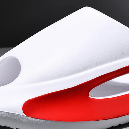 Summer Thick Sole Slippers for Men & Women – Soft EVA Indoor Slides, Beach Sandals & Flip Flops
